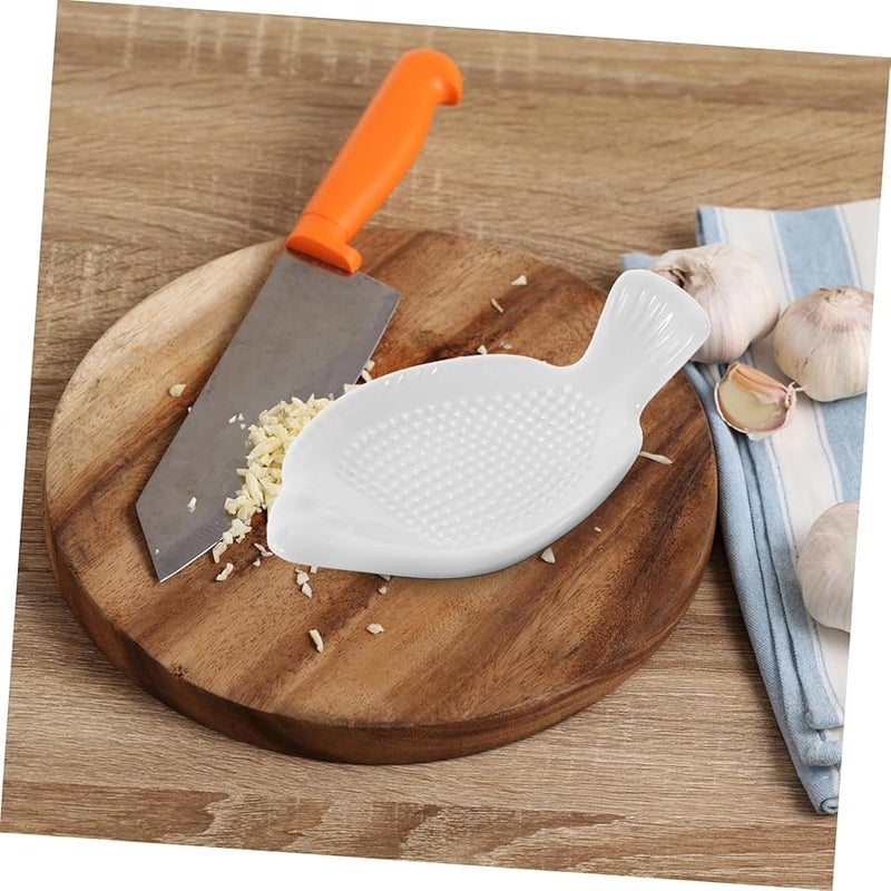 Ceramic Ginger Garlic Grater Zester Mincer Spice Grinder Kitchen Tool - Image 4